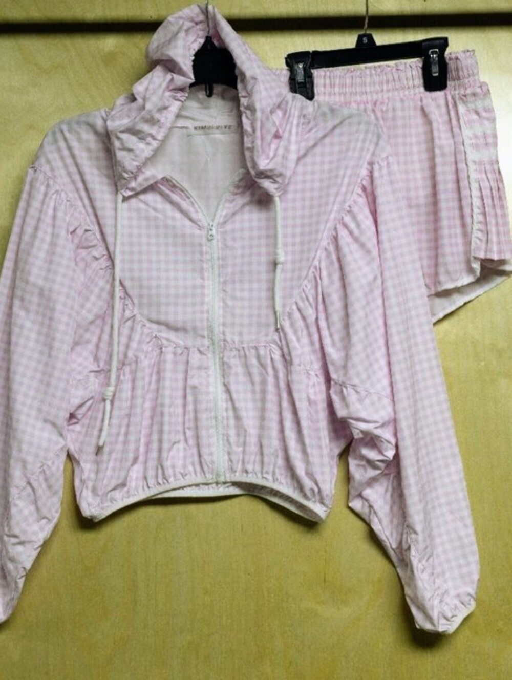 🩷 Kimberly C Pink Gingham Active Set